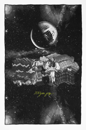 G&T on Planet Mercury - Beach Towel