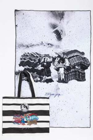 G&T Canvas Bag - Black - Horizontal