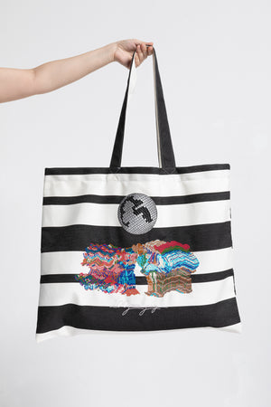 G&T Canvas Bag - Black - Horizontal