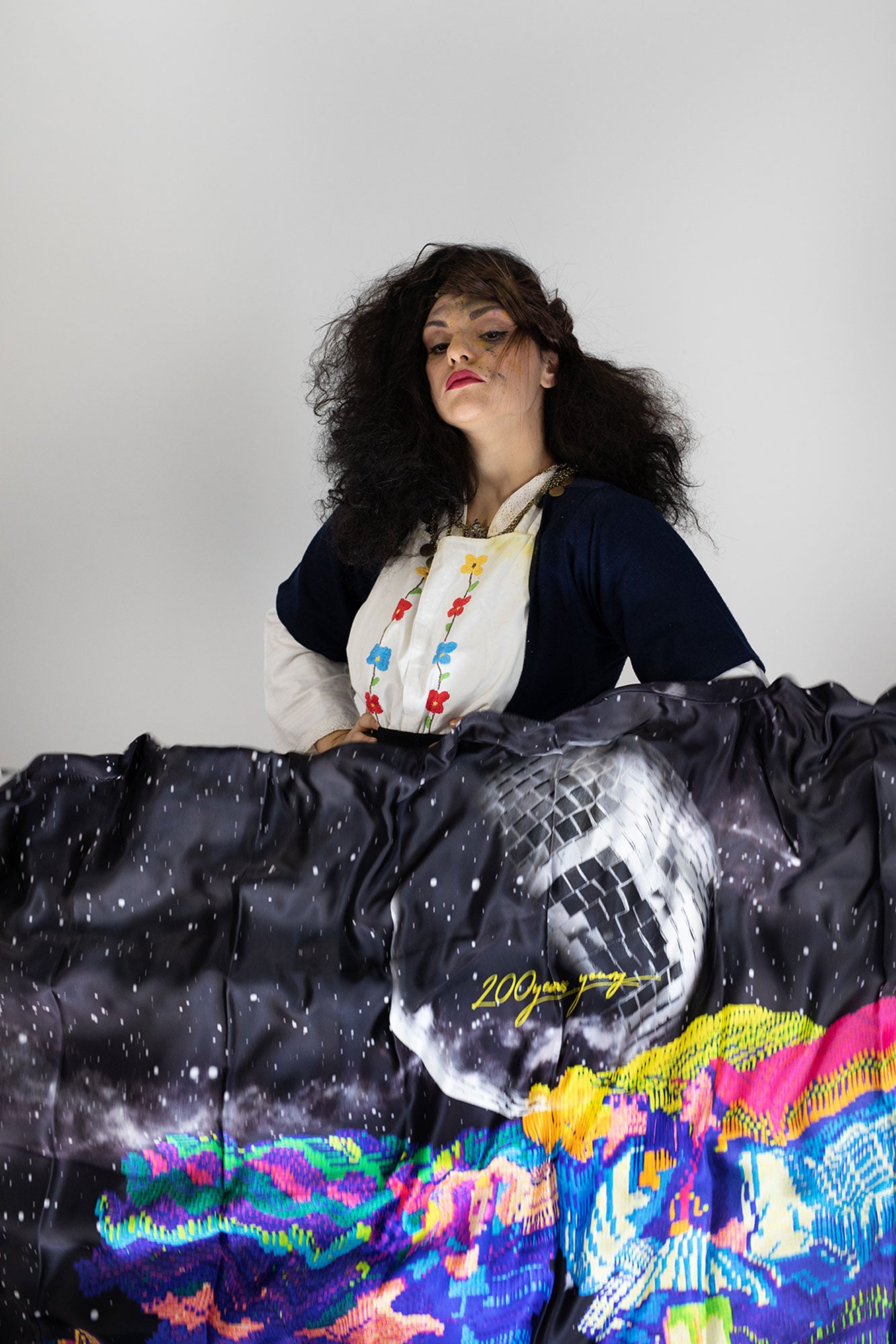 G&T on Planet Pluto - Silk Scarf