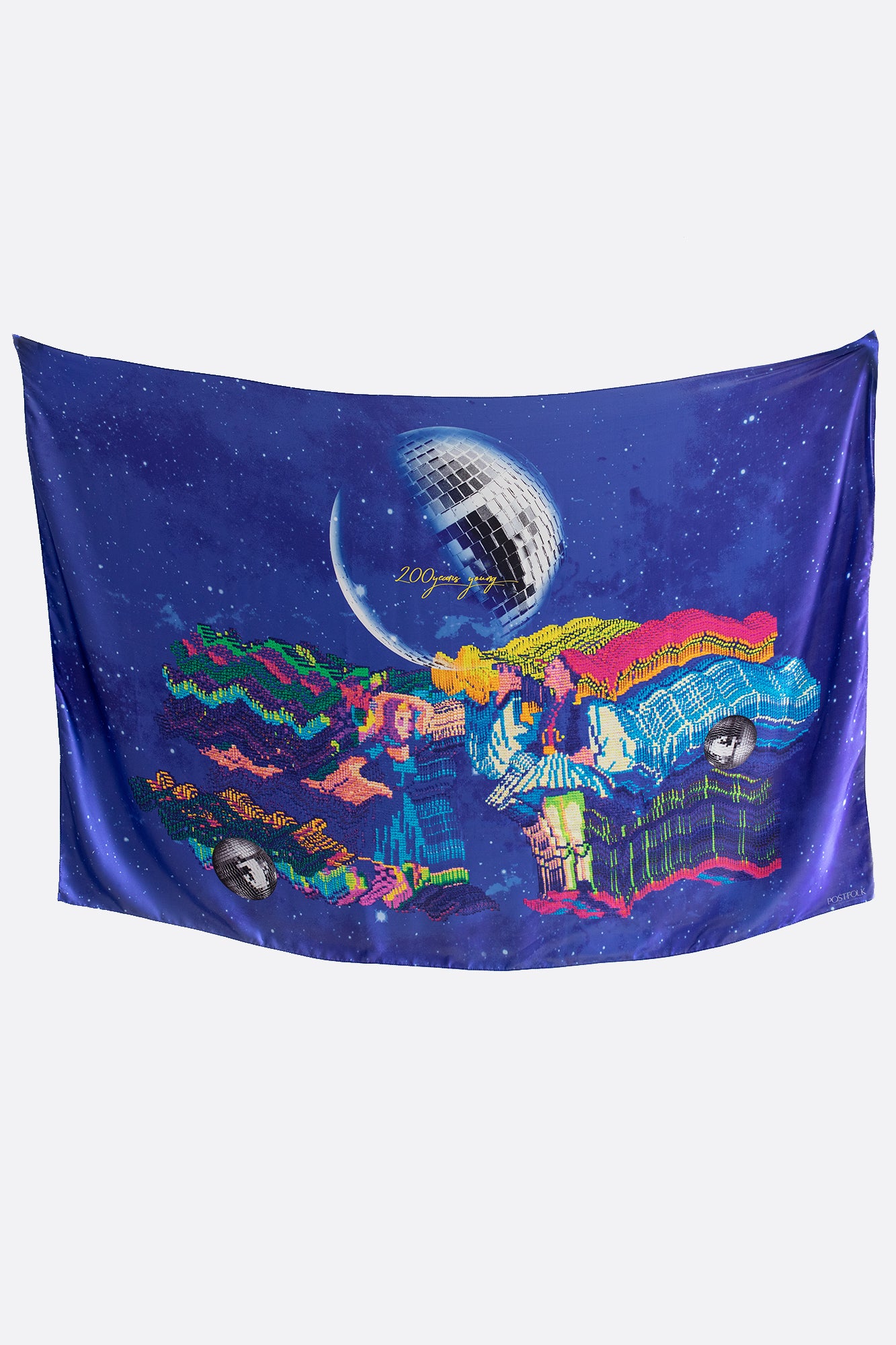 G&T on Planet Neptune - Silk Scarf